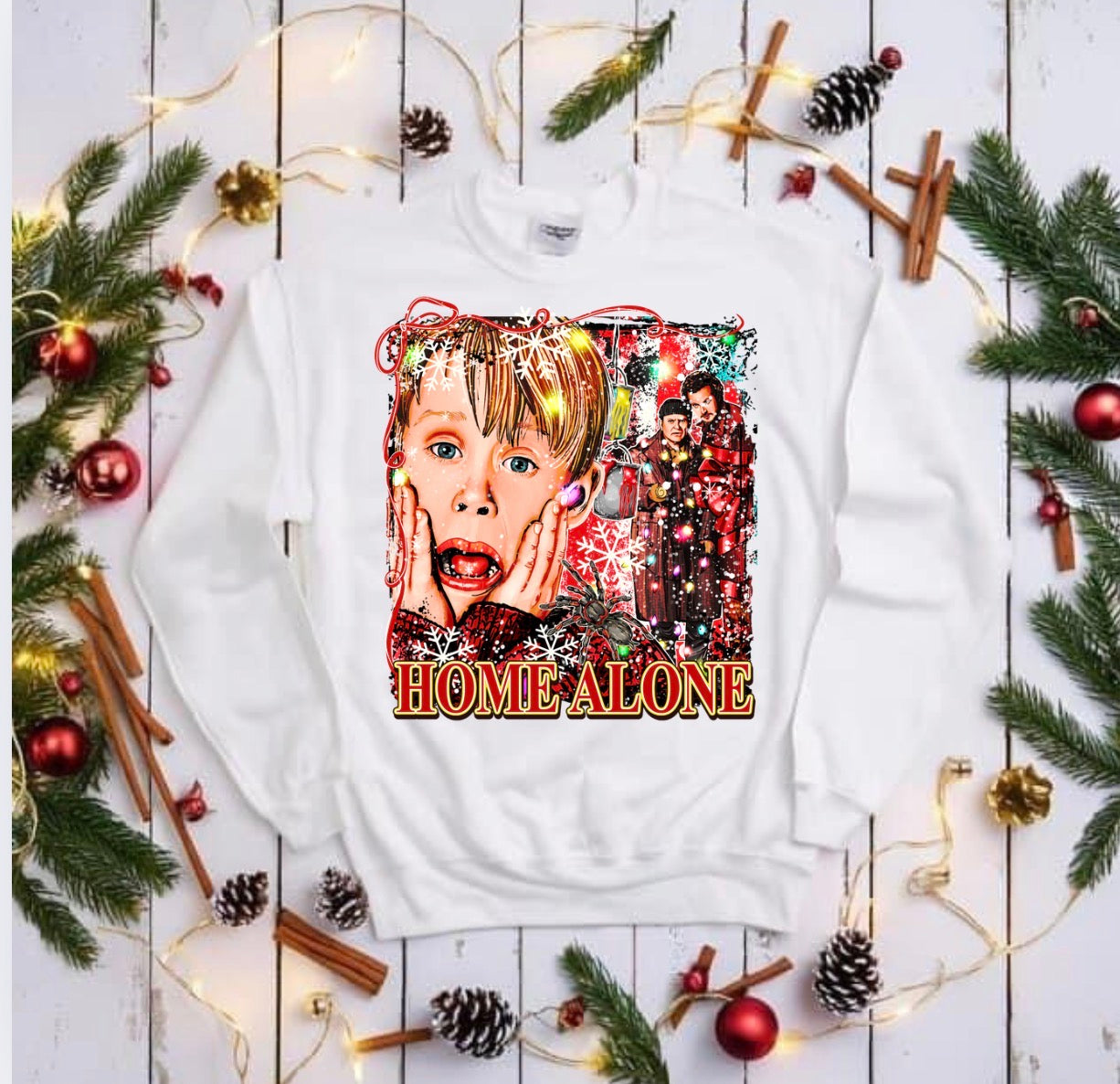 Home Alone Christmas t shirt or crew