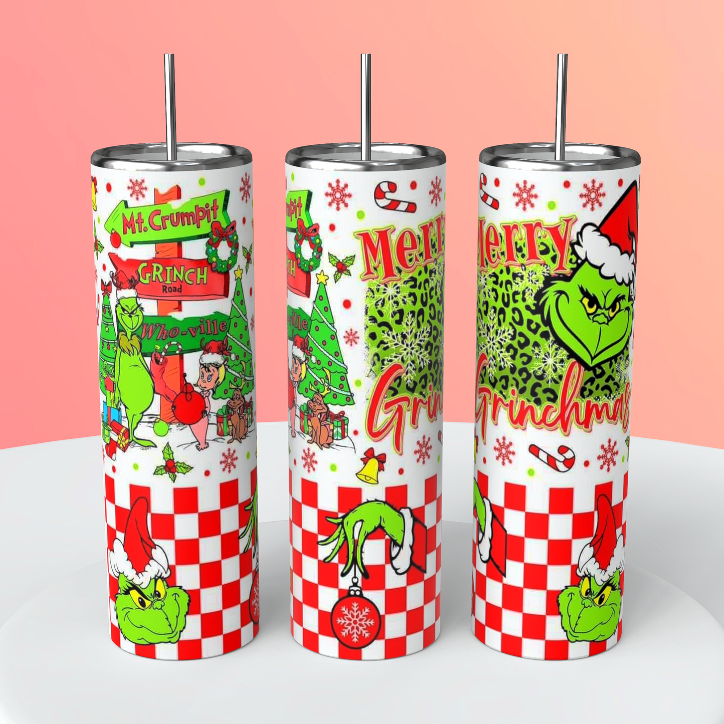Merry Grinchmas tumbler