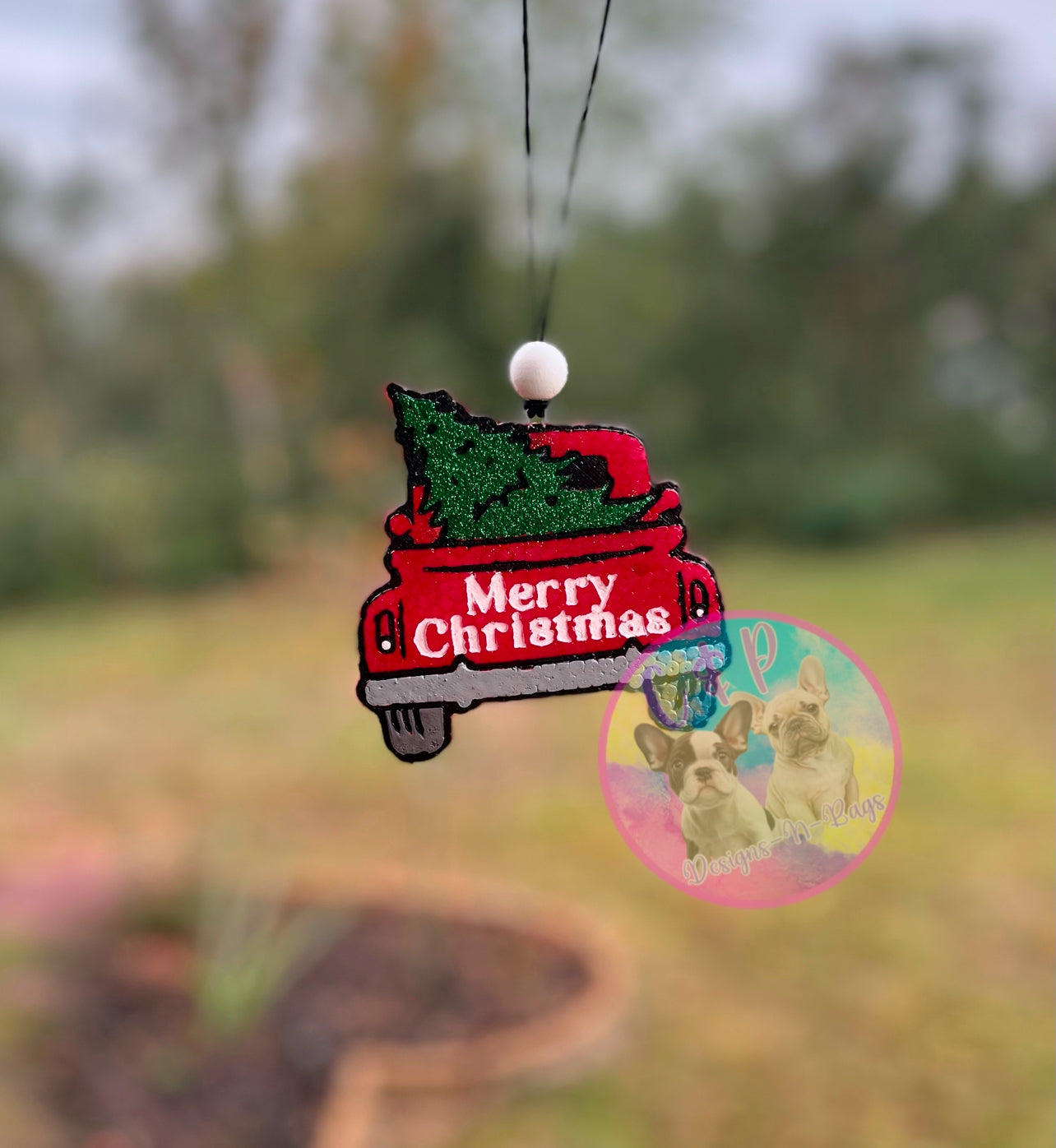 Christmas car freshie