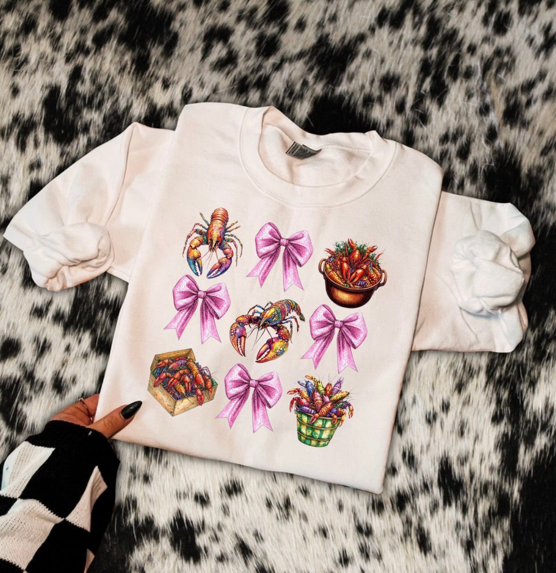 Crawfish season t shirt or crew