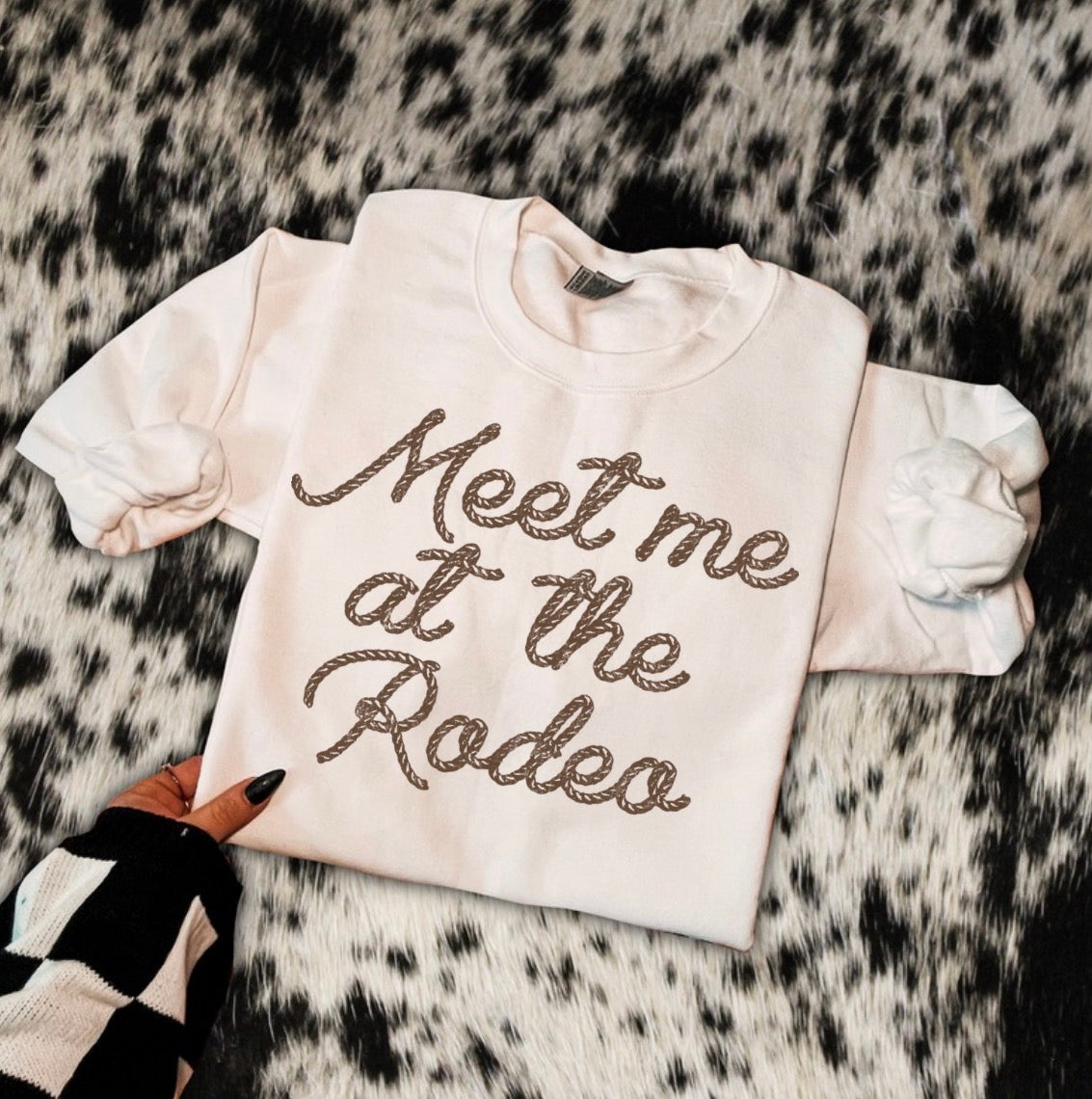 Meet me at the rodeo t shirt or crew