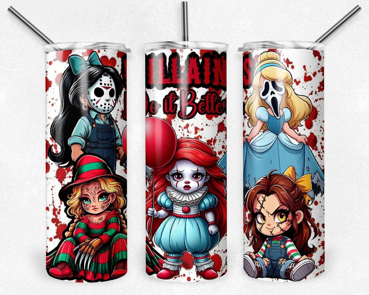 Villians do it better horror tumbler