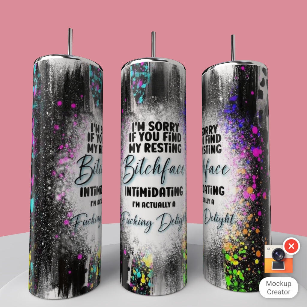 Resting Face tumbler