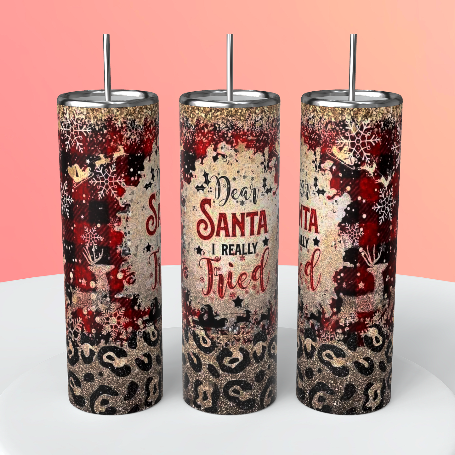 Santa I tried tumbler