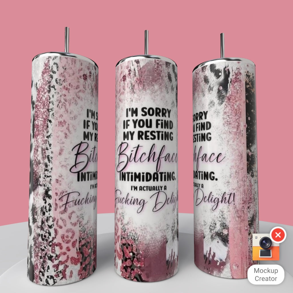 Resting Face tumbler