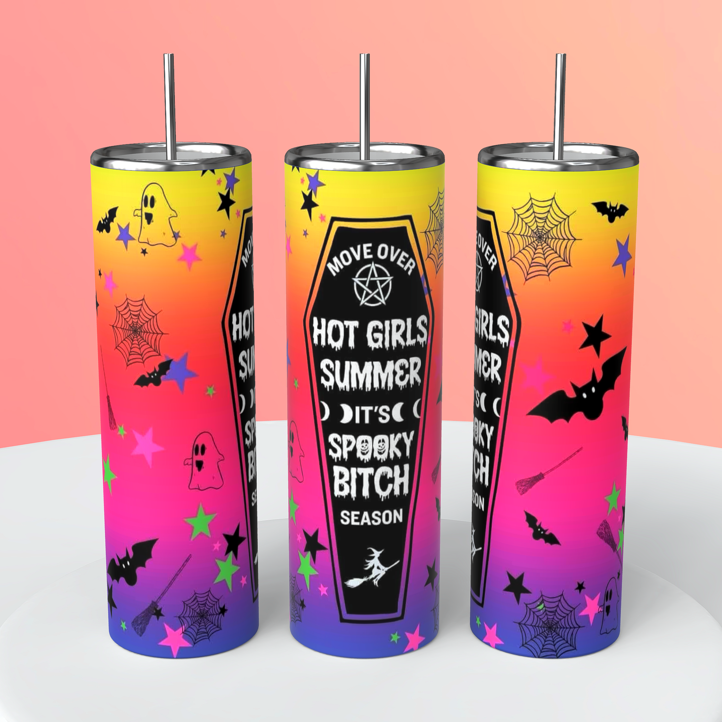 Hot girl,spooky season tumbler