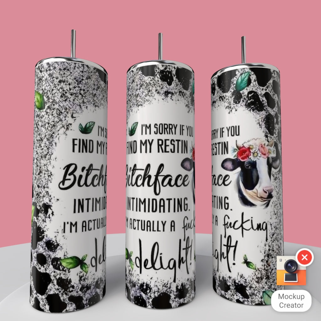 Resting Face tumbler