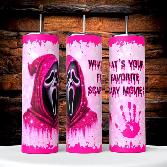 Favorite scary movie scream tumbler