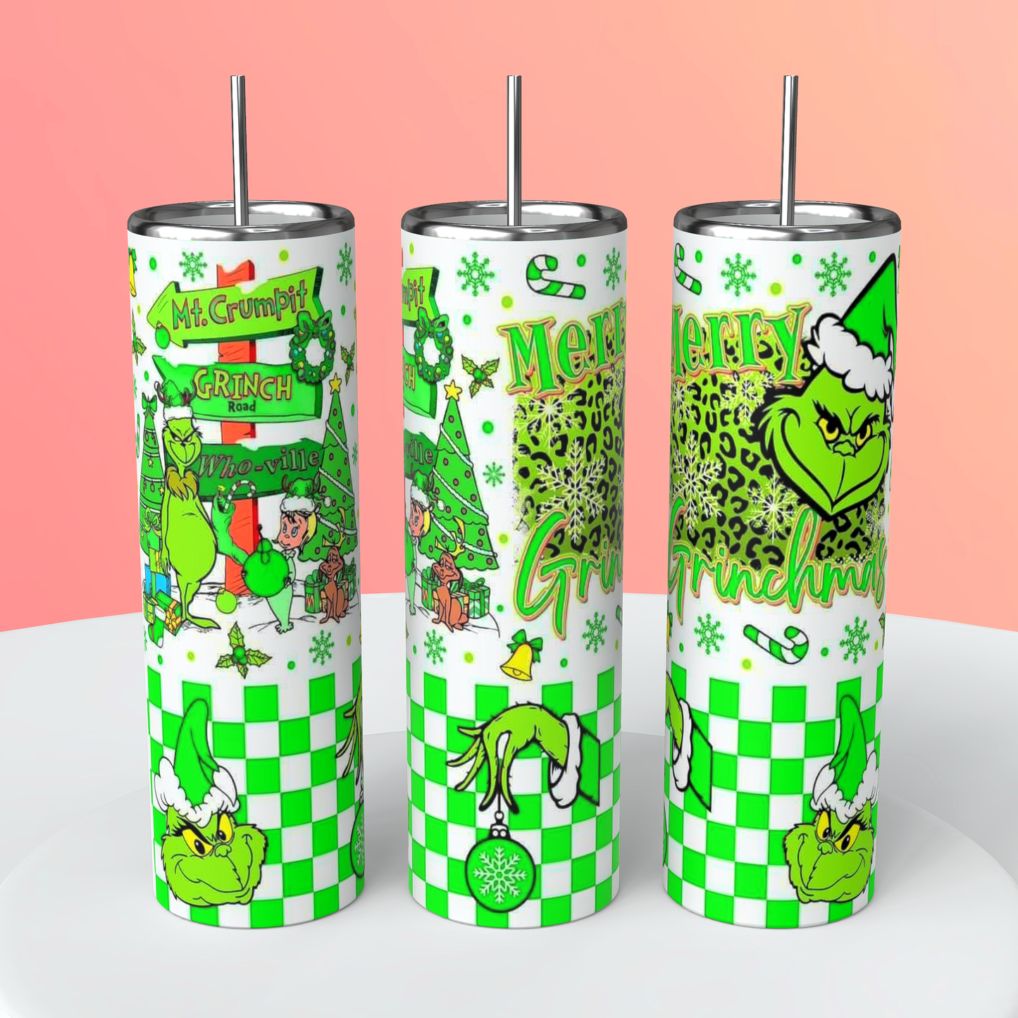 Merry Grinchmas tumbler