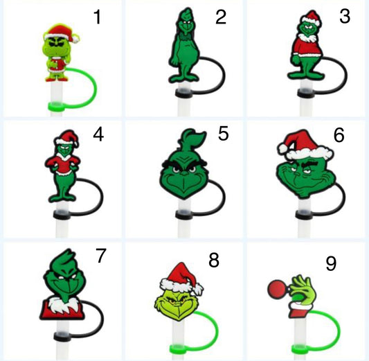 Green Man straw toppers