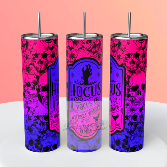 Glow in dark pocus tumbler