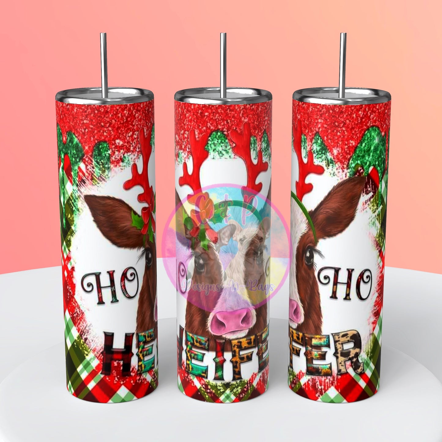 Christmas designs tumbler