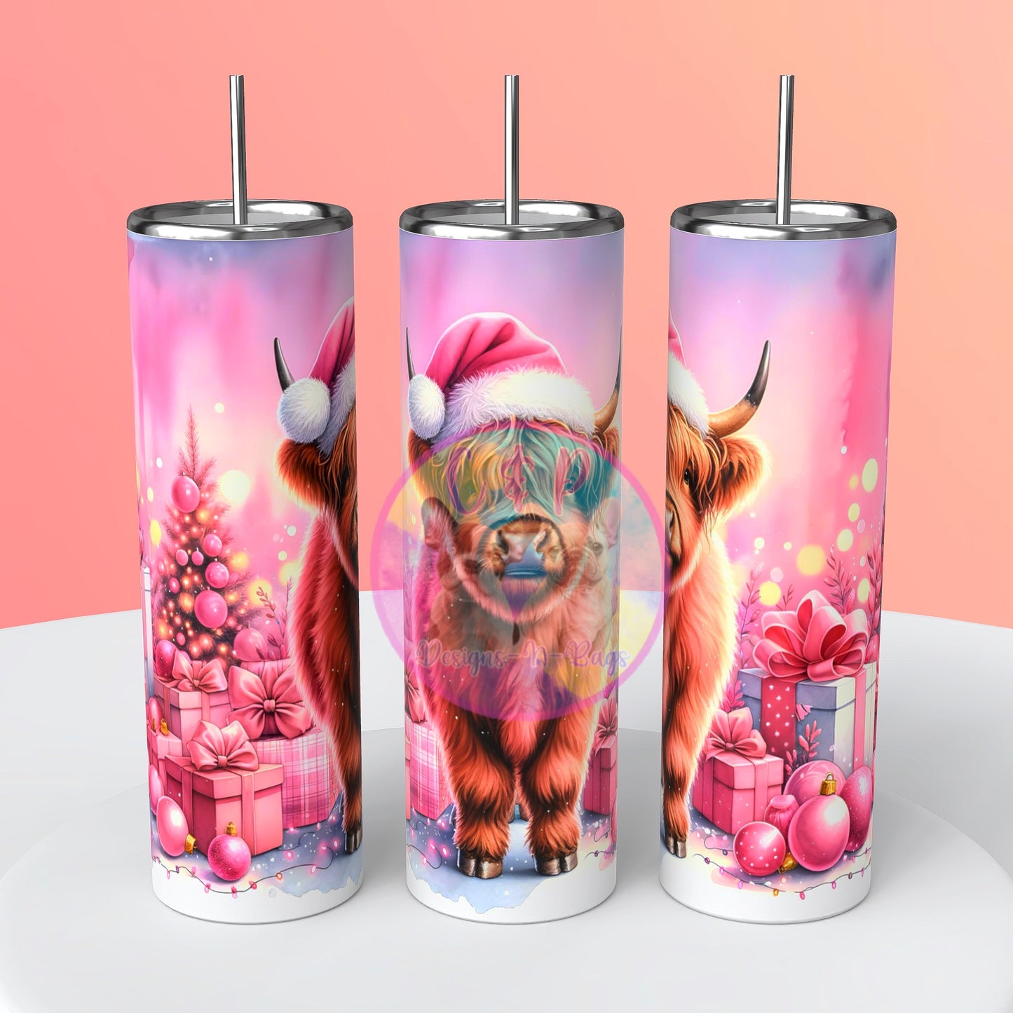 Christmas designs tumbler