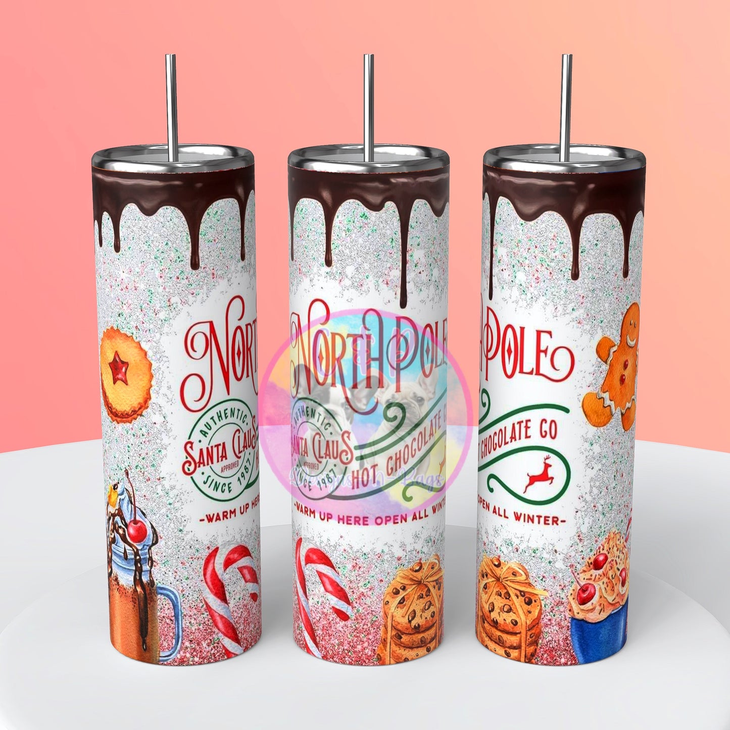 Christmas designs tumbler