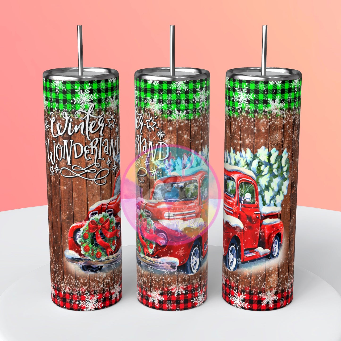 Christmas designs tumbler
