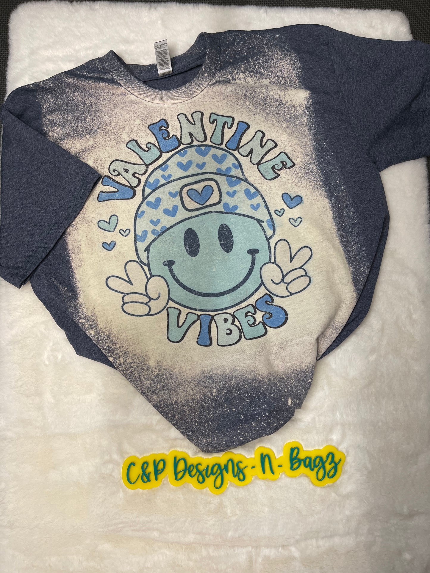 Valentines bleached T Shirt