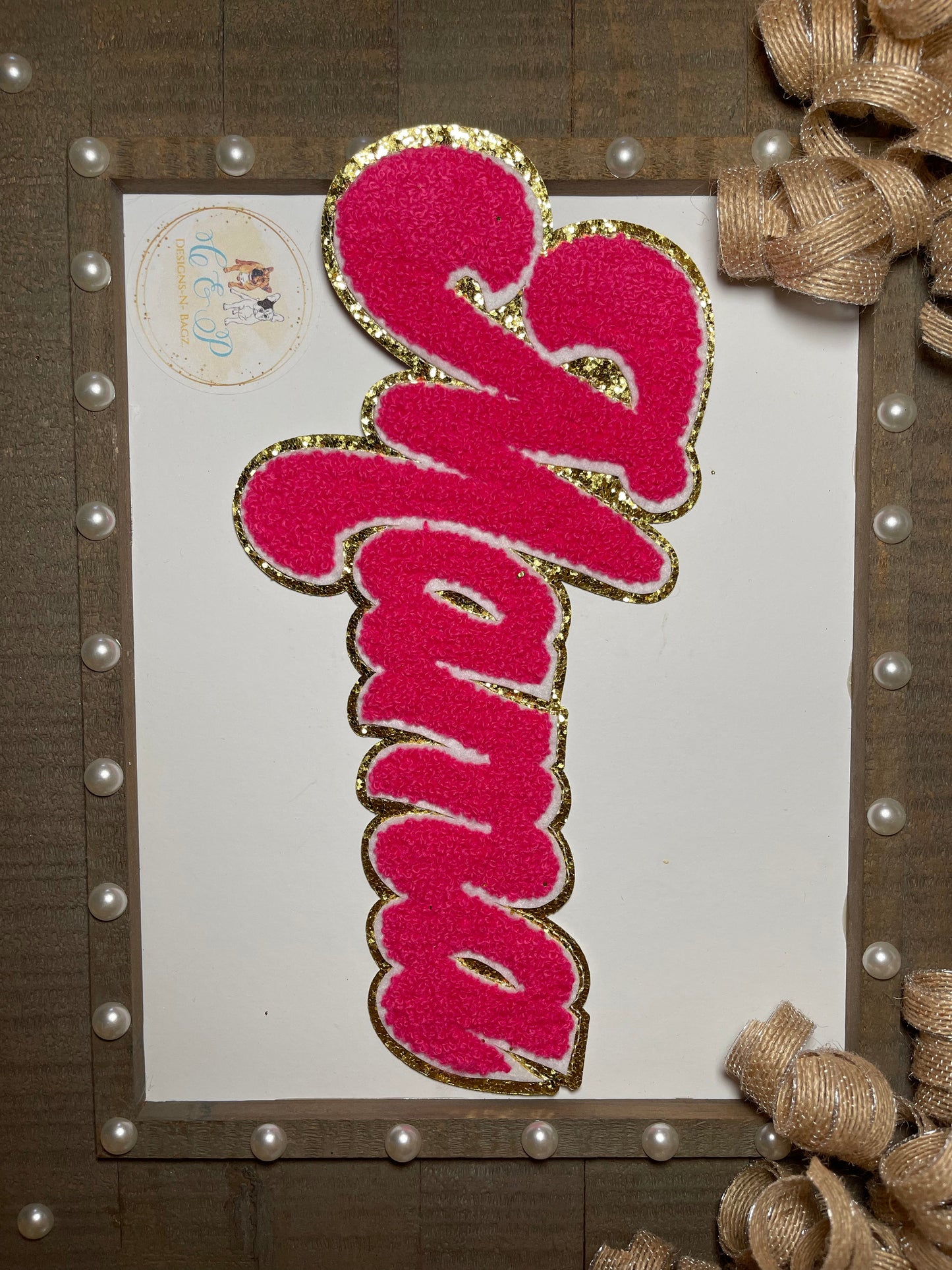 Chenille pre order Patches
