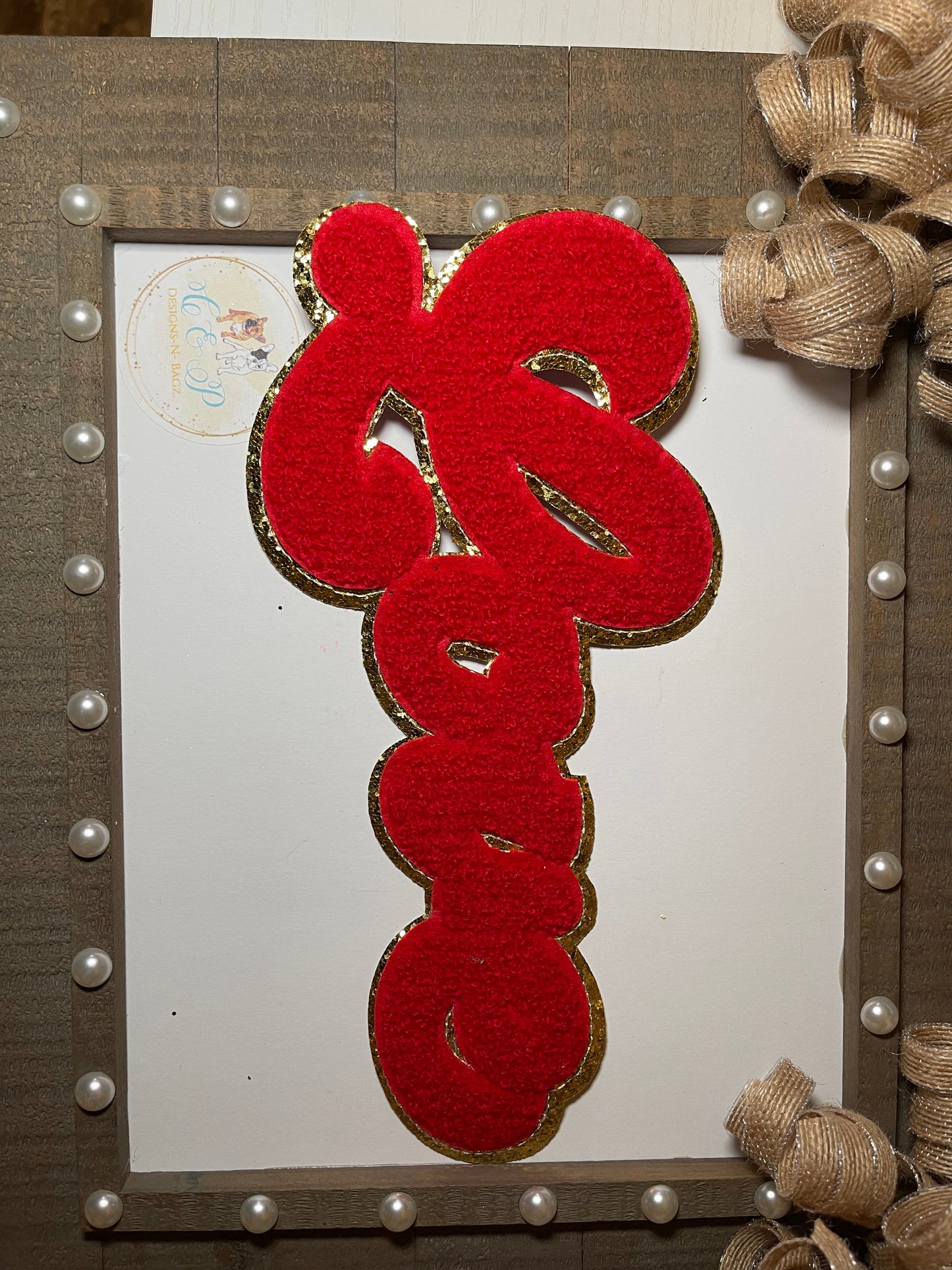 Chenille pre order Patches