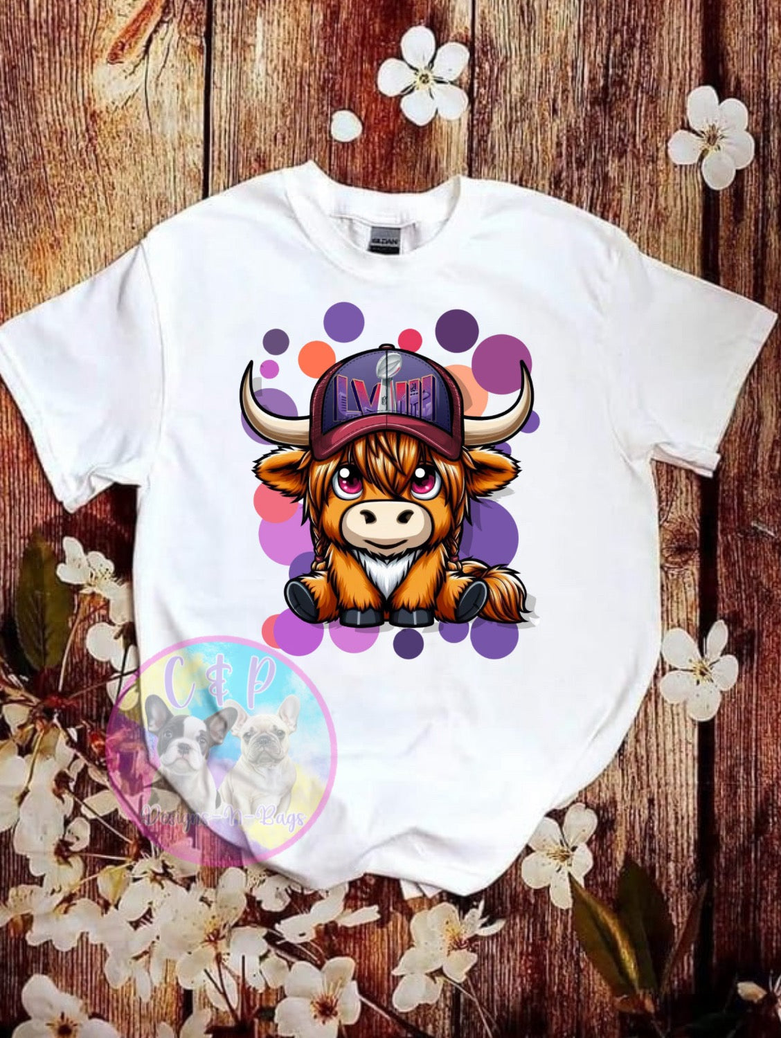Cow football T Shirt