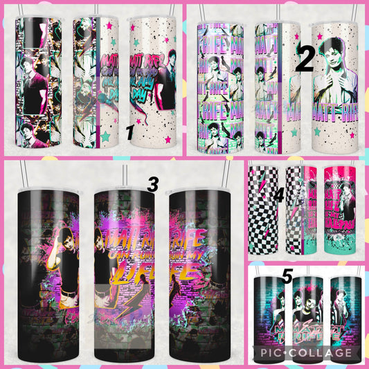 Matt Designs tumbler