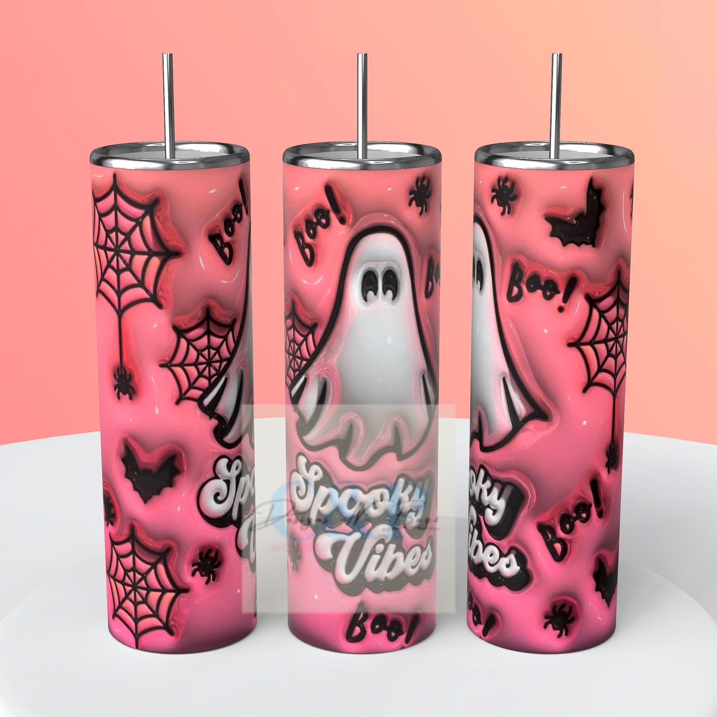 3D Halloween tumbler