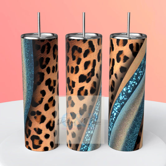 leopard 3d tumbler