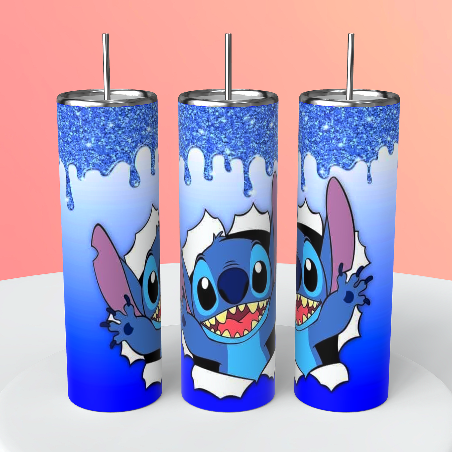 Drip stitch tumbler