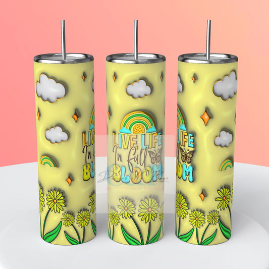 Full bloom tumbler