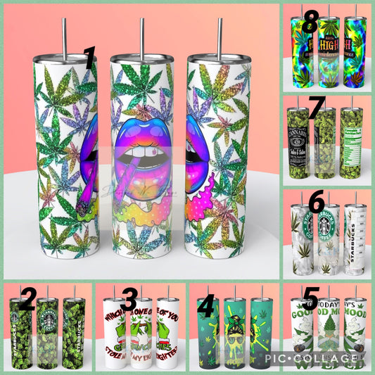 Leaf Designs tumbler