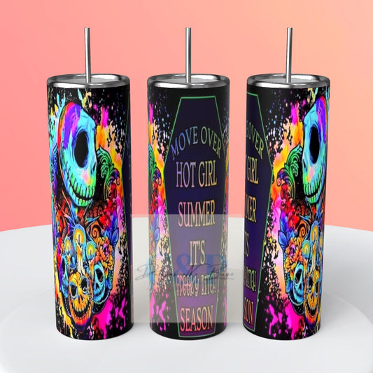 Hot girl summer/spooky season tumbler