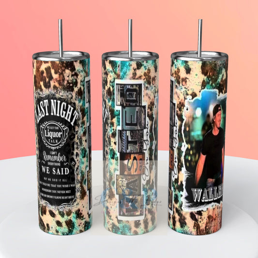 Last Night tumbler
