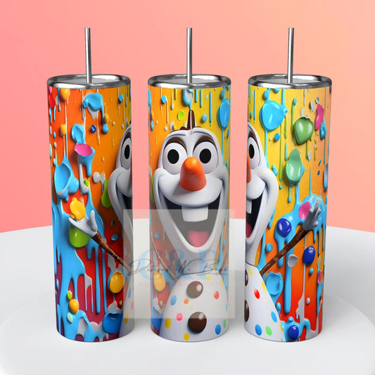 Snowman tumbler