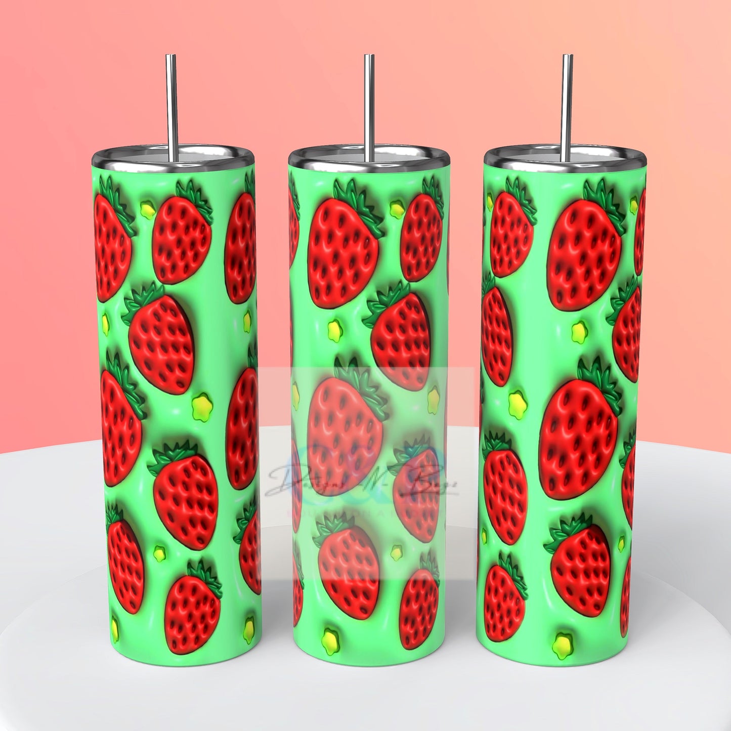 Strawberry tumbler
