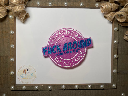 F**** around and find out Car Freshies