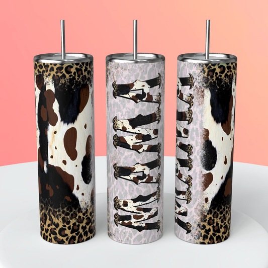 Mama western tumbler