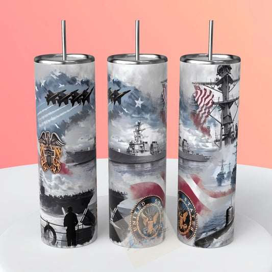 Navy tumbler