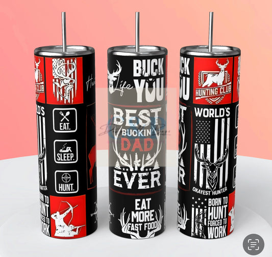 Best buckin dad tumbler