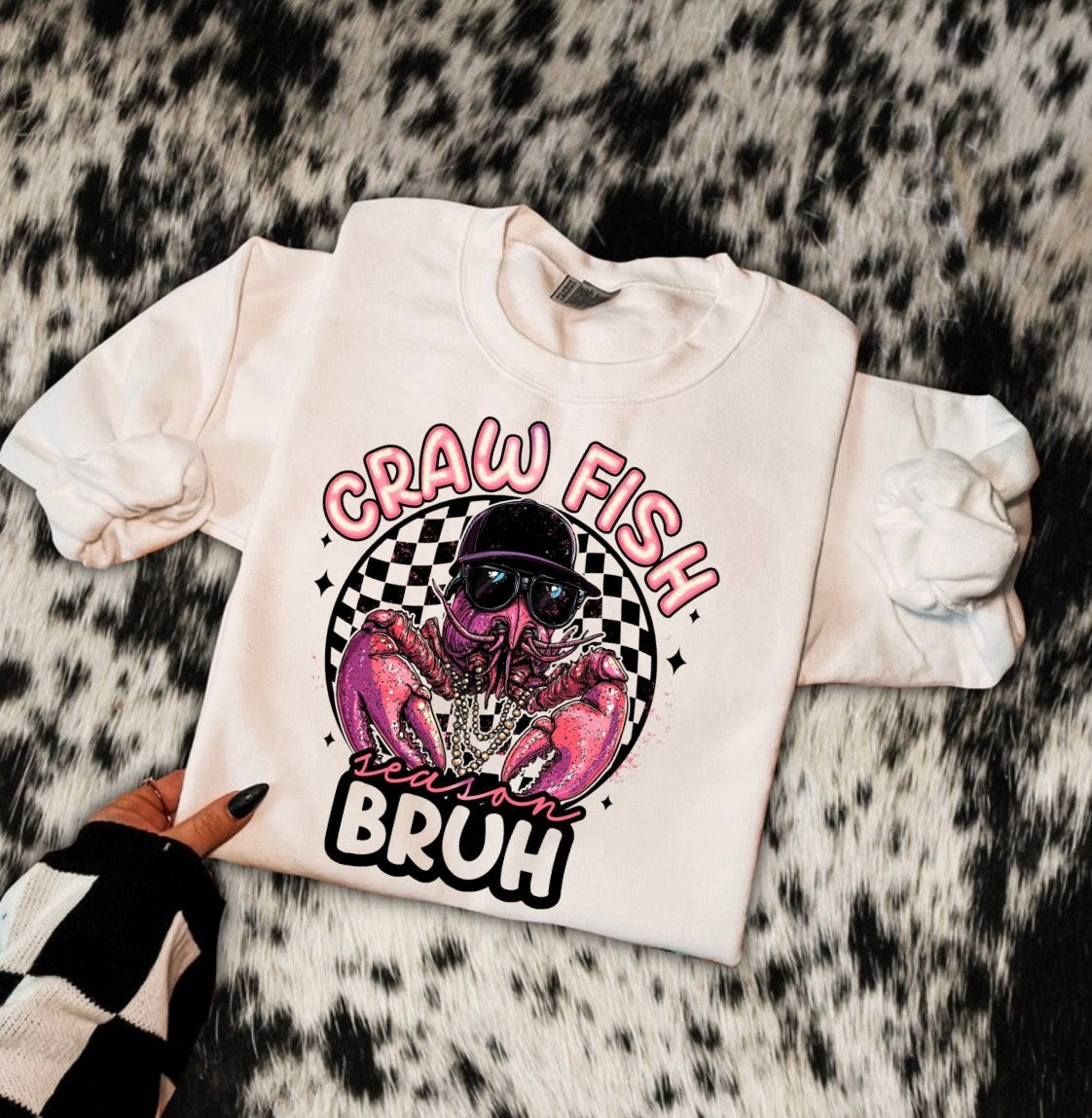 Crawfish season t shirt or crew