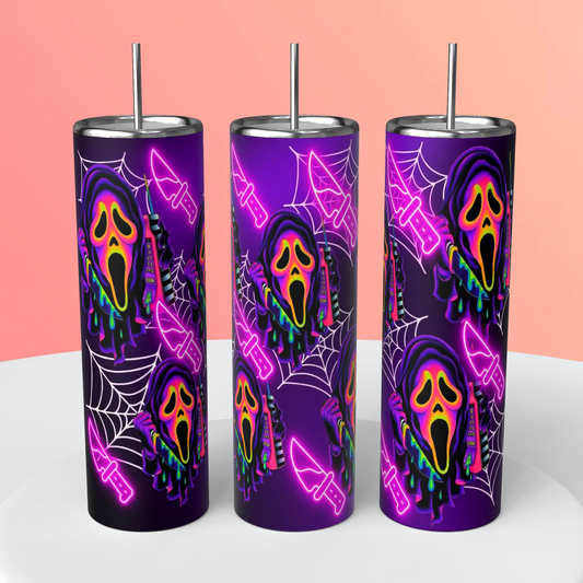 Purple ghost f tumbler