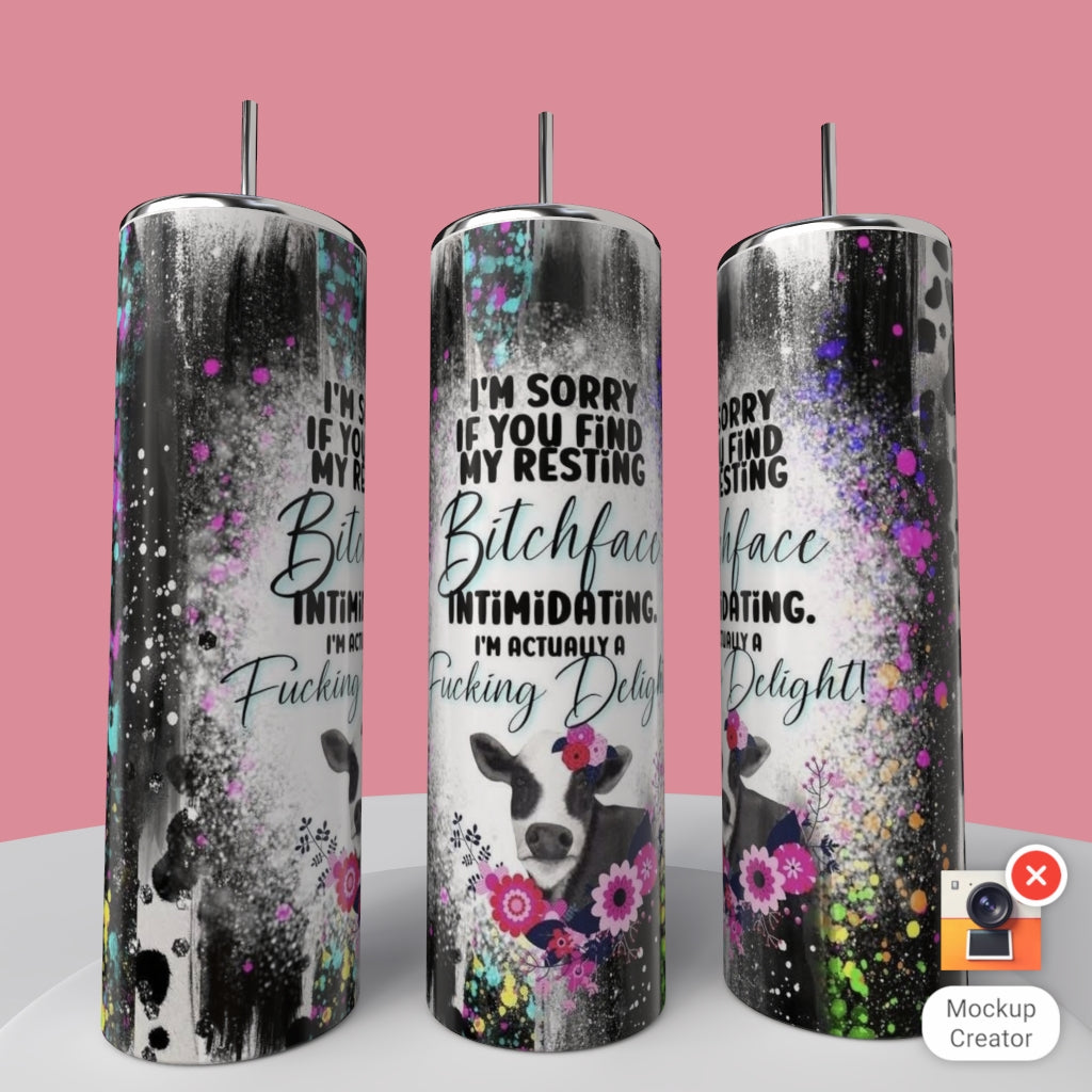 Resting Face tumbler