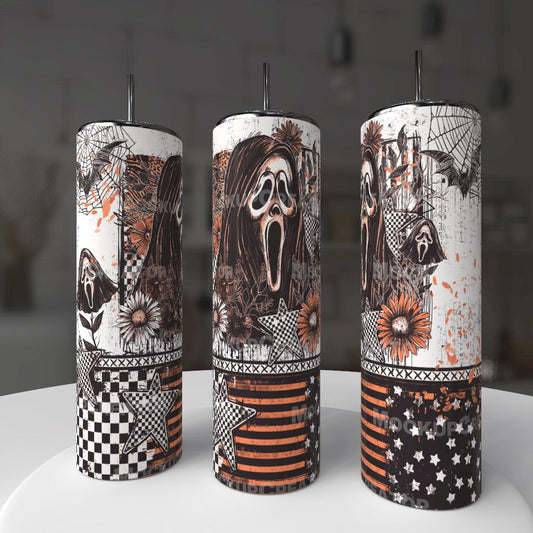 Retro ghostly tumbler