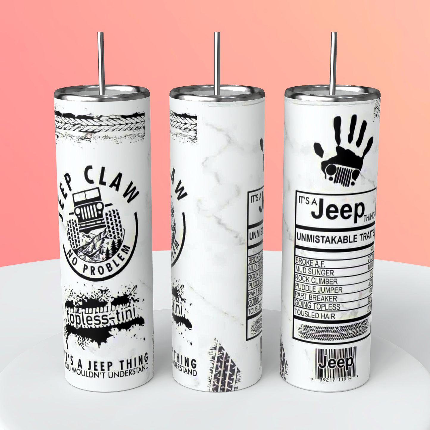 Jeep claw tumbler