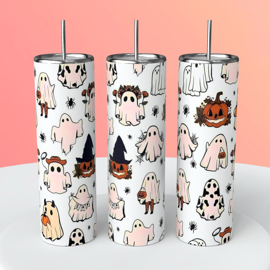 Cute ghost tumbler