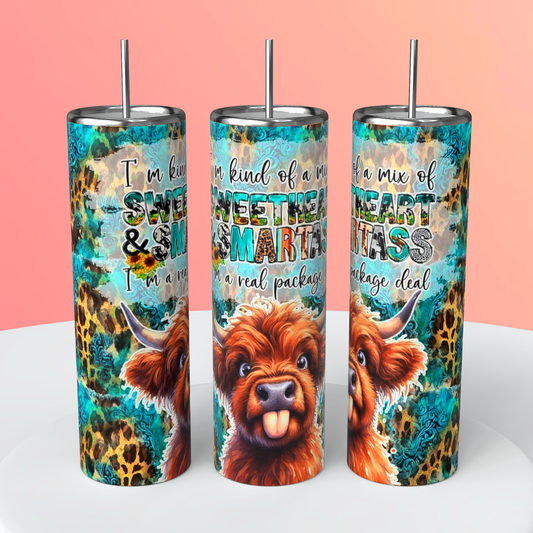 Sweetheart & smartass tumbler