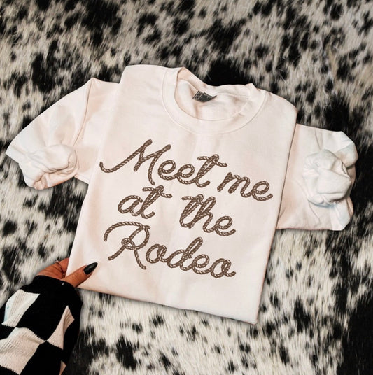 Meet me at the rodeo t shirt or crew