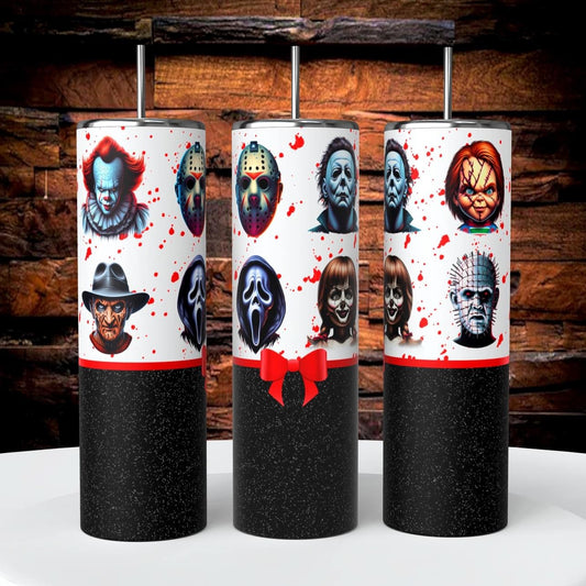 horror character tumbler