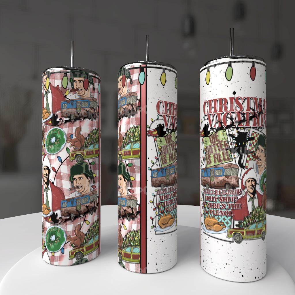 Christmas vacation tumbler