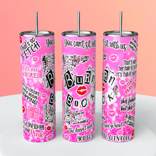Burn book tumbler