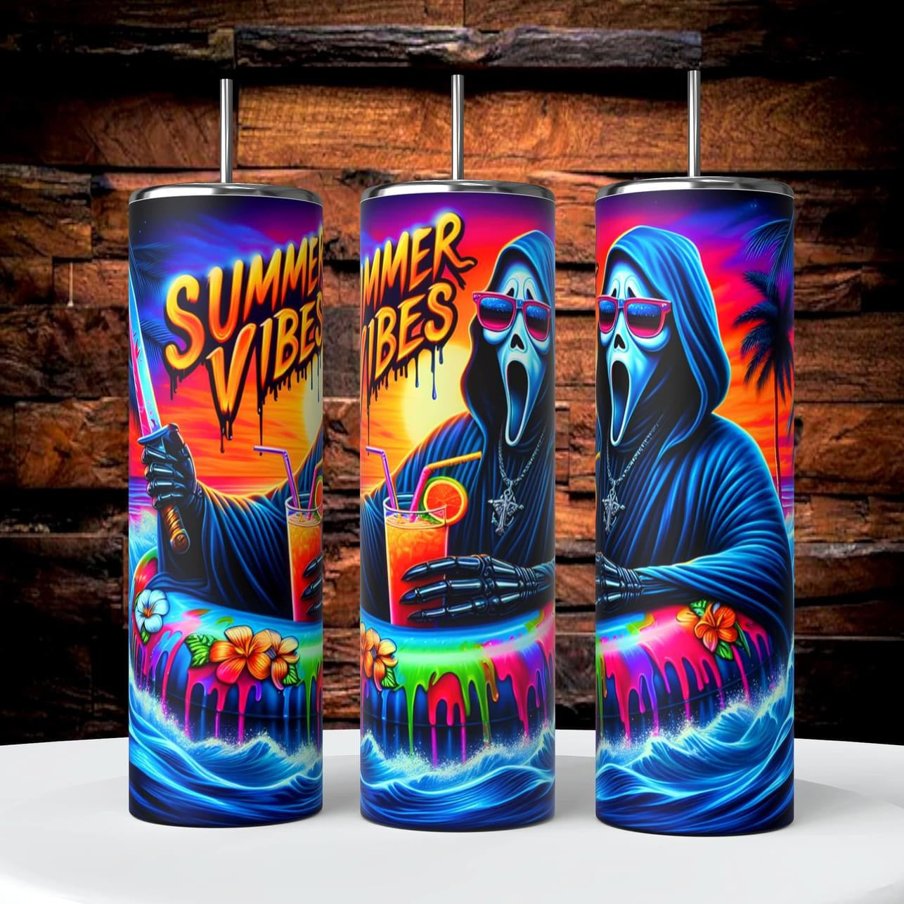 Summer vibes tumbler