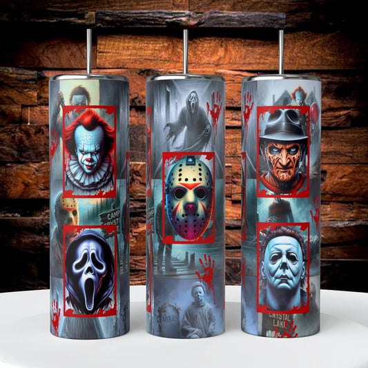Horror character tumbler